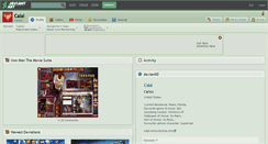 Desktop Screenshot of calal.deviantart.com