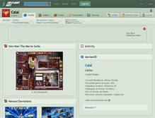 Tablet Screenshot of calal.deviantart.com
