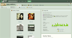 Desktop Screenshot of music-matters.deviantart.com