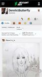 Mobile Screenshot of derelictbutterfly.deviantart.com