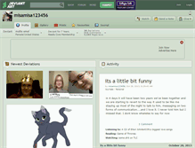 Tablet Screenshot of misamisa123456.deviantart.com