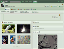 Tablet Screenshot of csabr.deviantart.com