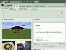 Tablet Screenshot of firebite42.deviantart.com