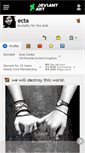 Mobile Screenshot of ecta.deviantart.com