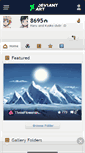 Mobile Screenshot of 8695.deviantart.com