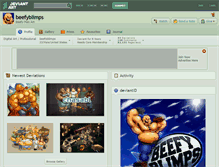 Tablet Screenshot of beefyblimps.deviantart.com