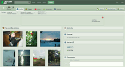 Desktop Screenshot of lilli125.deviantart.com