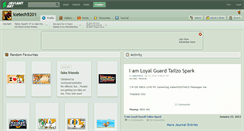 Desktop Screenshot of icetech5201.deviantart.com