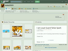 Tablet Screenshot of icetech5201.deviantart.com