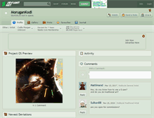 Tablet Screenshot of morugankodi.deviantart.com