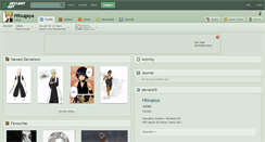 Desktop Screenshot of hitsugaya.deviantart.com