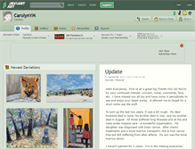 Tablet Screenshot of carolynym.deviantart.com