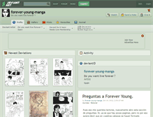 Tablet Screenshot of forever-young-manga.deviantart.com