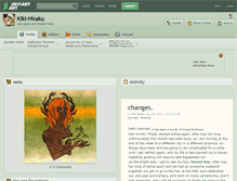 Tablet Screenshot of kiki-hiraku.deviantart.com