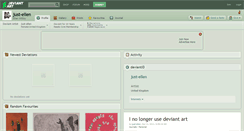 Desktop Screenshot of just-ellen.deviantart.com