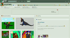 Desktop Screenshot of jennnydragon.deviantart.com