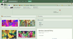Desktop Screenshot of byyr.deviantart.com