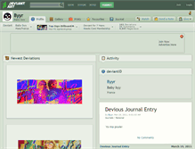 Tablet Screenshot of byyr.deviantart.com