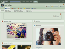 Tablet Screenshot of perrychow.deviantart.com