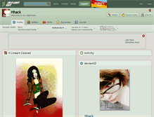 Tablet Screenshot of hhack.deviantart.com