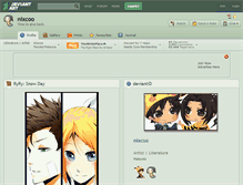 Tablet Screenshot of nixcoo.deviantart.com