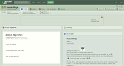 Desktop Screenshot of hazukininja.deviantart.com