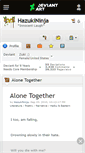 Mobile Screenshot of hazukininja.deviantart.com