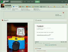 Tablet Screenshot of nic0le08.deviantart.com