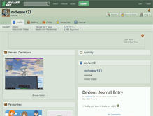Tablet Screenshot of mcheese123.deviantart.com