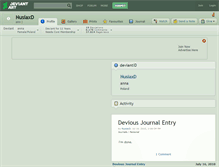 Tablet Screenshot of nusiaxd.deviantart.com