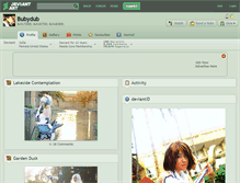 Tablet Screenshot of bubydub.deviantart.com