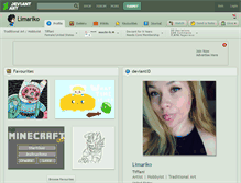 Tablet Screenshot of limariko.deviantart.com
