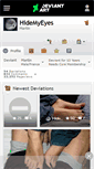 Mobile Screenshot of hidemyeyes.deviantart.com
