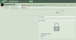 Desktop Screenshot of flamewarrior1080.deviantart.com
