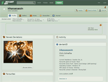 Tablet Screenshot of kikassassassin.deviantart.com