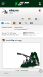 Mobile Screenshot of nikajon.deviantart.com
