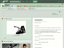 Tablet Screenshot of nikajon.deviantart.com