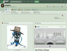 Tablet Screenshot of jdeighan.deviantart.com