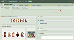 Desktop Screenshot of mistress-gothic.deviantart.com