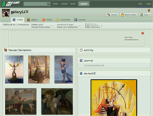 Tablet Screenshot of gallerysati.deviantart.com