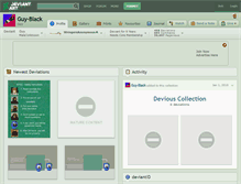 Tablet Screenshot of guy-black.deviantart.com