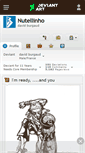 Mobile Screenshot of nutellinho.deviantart.com