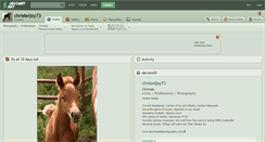 Desktop Screenshot of christeljoy73.deviantart.com