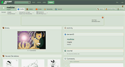 Desktop Screenshot of madziax.deviantart.com