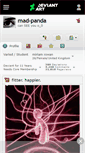 Mobile Screenshot of mad-panda.deviantart.com