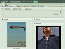 Tablet Screenshot of c00n.deviantart.com