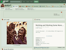 Tablet Screenshot of gryphyn7.deviantart.com