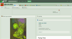 Desktop Screenshot of indie-rock-chick.deviantart.com