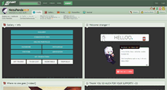 Desktop Screenshot of nezupanda.deviantart.com
