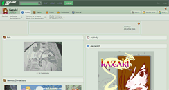 Desktop Screenshot of kazaki.deviantart.com